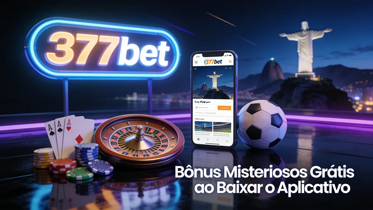 Bônus Misteriosos Grátis ao Baixar o Aplicativo: guia de 377bet para jogadores no Brasil